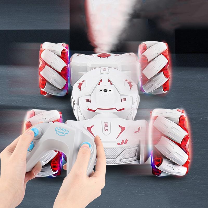 V562-A106450200AYS-202505291512-00 Stunt Car with 2.4g Remote Control - Single Rc Torsion Design - Red - Image 1