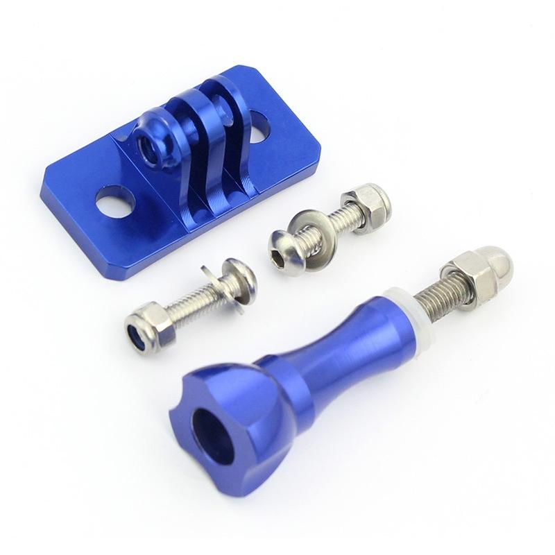 V562-A1066965950DBT-202502241625-00 Helmet Mount Adapter for Aluminum Tripod Head for Gopro - Blue - Image 1