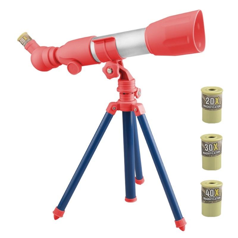 V562-A1067642060DBT-202503201740-00 High-definition Children's Telescope for Science Education - A Model Red - Image 1