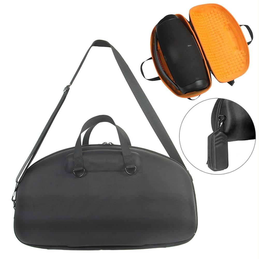 V562-A106879400ADE-202505291516-00 Jbl Boombox 3 Portable Case with Charger Bag - Black + Orange - Image 1