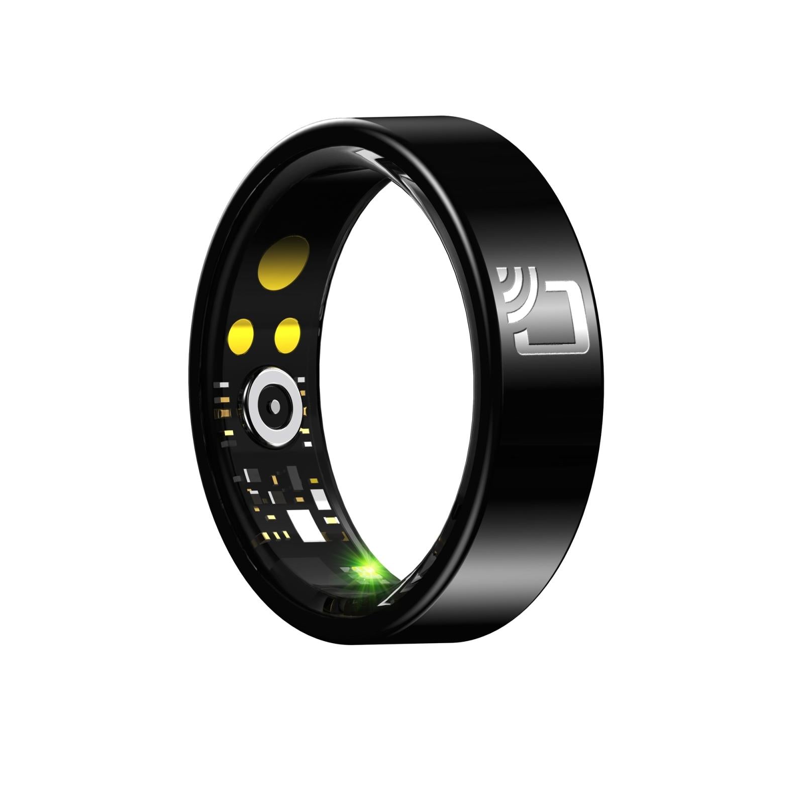V562-A107057200AYS-202504281840-00 Smart Ring With Heart Rate Blood Oxygen & Sleep Monitoring - Multiple Sports Modes - Black Size 12 - Image 1