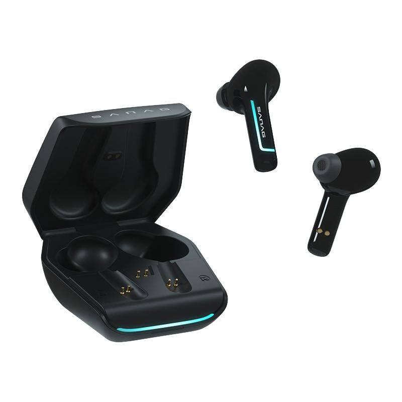V562-A107123300ADE-202504181927-00 Wireless Bluetooth Game Earphones with Noise Reduction - H2s Pro - Black - Image 1
