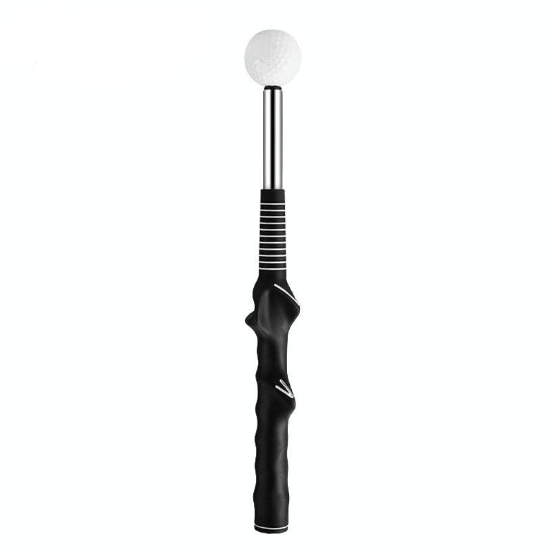 V562-A1073454060DBT-202503041745-00 Indoor Golf Swing Practice Stick with Sound Assistant - Black - Image 1