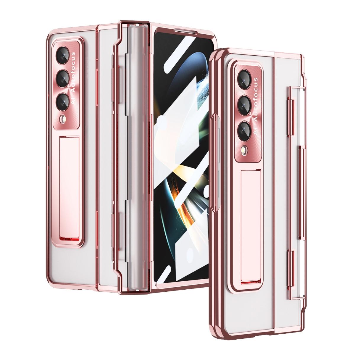 V562-A107351400ADE-202503211246-00 For Samsung Galaxy Z Fold4 5G Phantom Series Folding Case - Rose Gold - Image 1