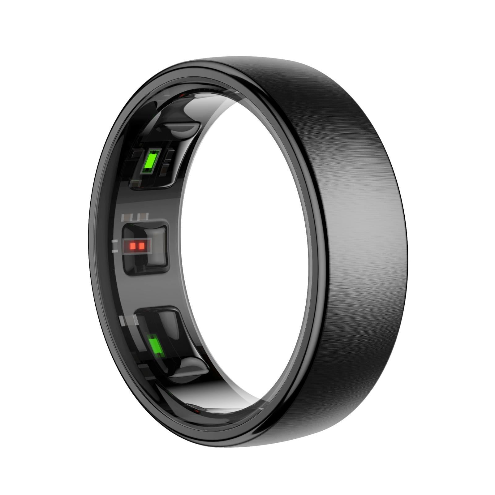 V562-A107397200AYS-202504281911-00 Smart Ring Size 14 Heart Rate Blood Oxygen Sleep Sports - Black - Image 1