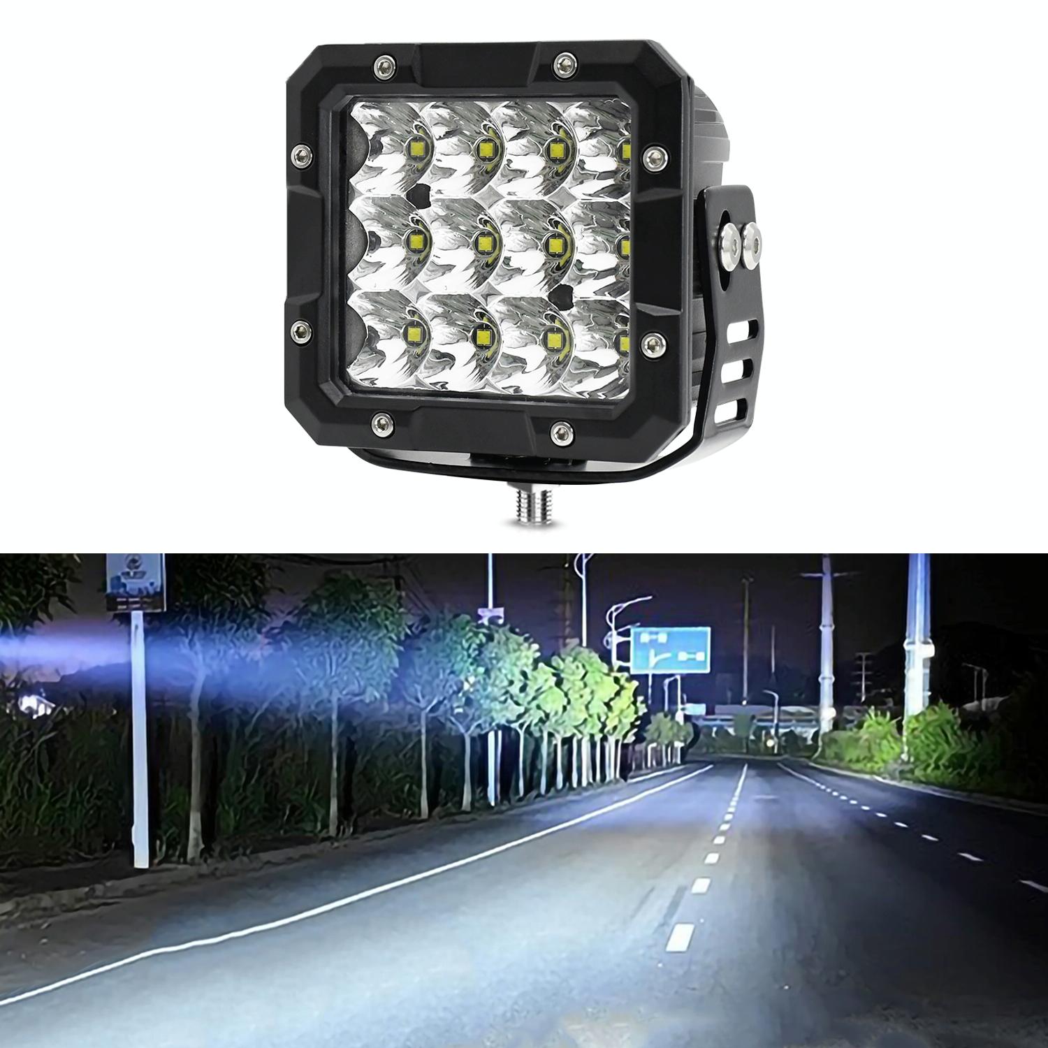 V562-A107488500ADE-202503051946-00 35W / 4000Lm / 6000K / Dc 9 - 30V Car 5 Inch Square Work Light - White - Image 1