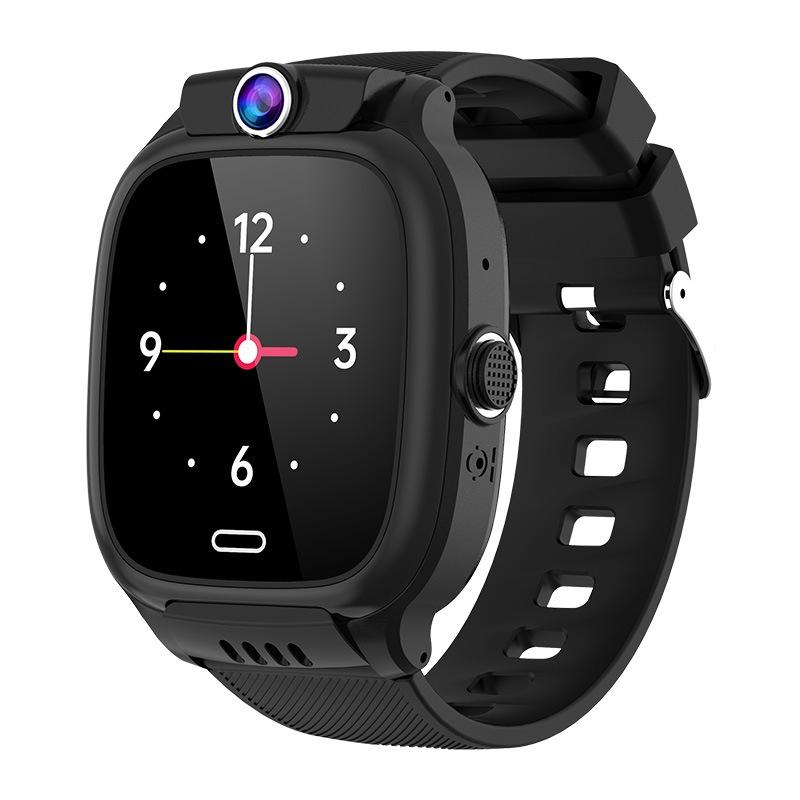 V562-A1077534060DBT-202504252106-00 1.44 Inch 4G Video Call Waterproof Smart Children Phone Watch With Sos Function - Black - Image 1