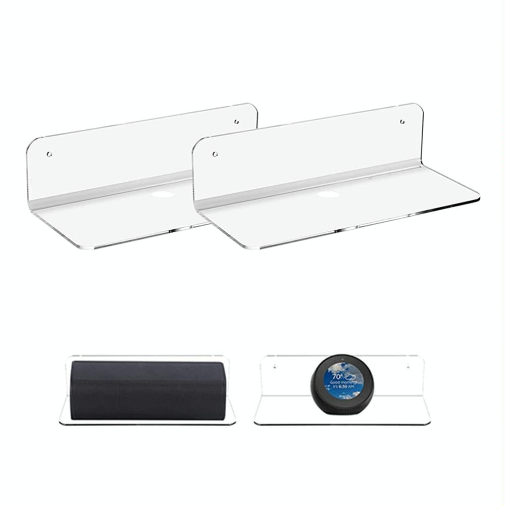 V562-A1081961060DBT-202505231522-00 Set of 2 Wall Mounts for Speakers and Surveillance Cameras - Transparent - Image 1