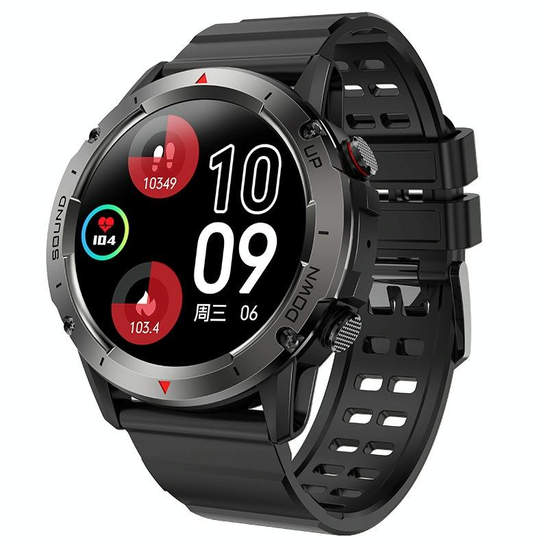 V562-A108560200AYS-202504251927-00 1.39 Inch Colour Screen Smart Watch Support Heart Rate Monitoring / Blood Pressure Monitoring - Black - Image 1