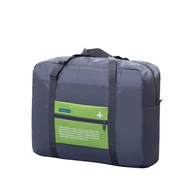 V562-A108937940DBT-202503041335-00 Foldable Nylon Travel Bag for Women and Men - Large Capacity - Green - Image 1