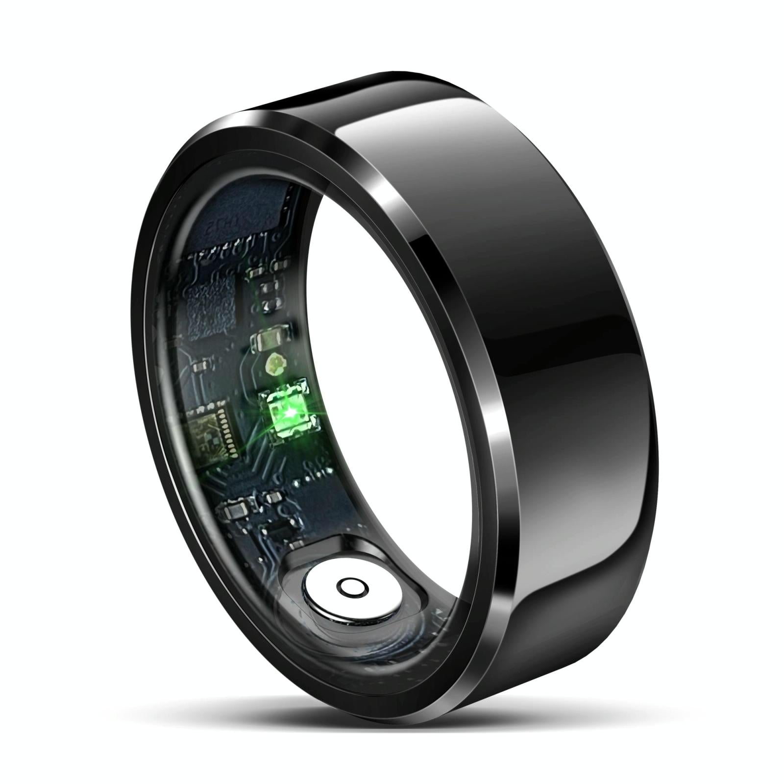 V562-A109365200AYS-202504281822-00 Smart Ring With Heart Rate Blood Oxygen And Sleep Monitoring - Size 10 - Black - Image 1