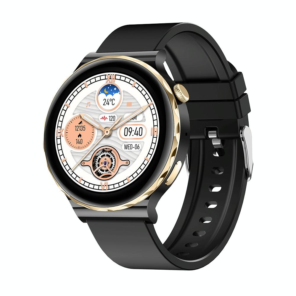 V562-A109716600ADE-202504251947-00 1.28 Inch Dual Mode Sport Smart Watch Support Bluetooth Call / Sleep / Blood Oxygen / Heart Rate / Blood Pressure Health Monitor - Black - Image 1