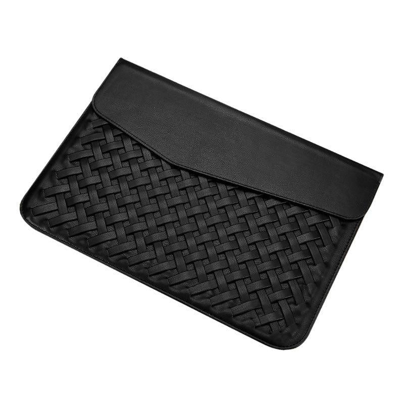 V562-A1098455750DBT-202504022035-00 11 Inch Hand-Woven Notebook Liner Bag For Computers - Black - Image 1