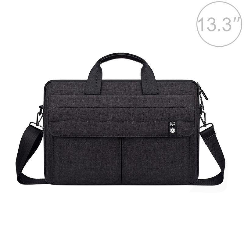 V562-A10989700ADE-202502282031-00 13.3 Inch Laptop Carrying Bag with Shoulder Strap - Handheld Briefcase Style - Black - Image 1