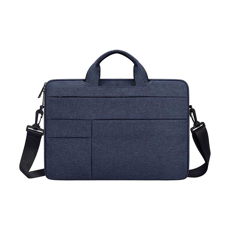 V562-A200047100ADE-202502282231-00 14.1-15.4 Inch Portable Laptop Shoulder Bag in Oxford Cloth & Nylon - Navy Blue - Image 1