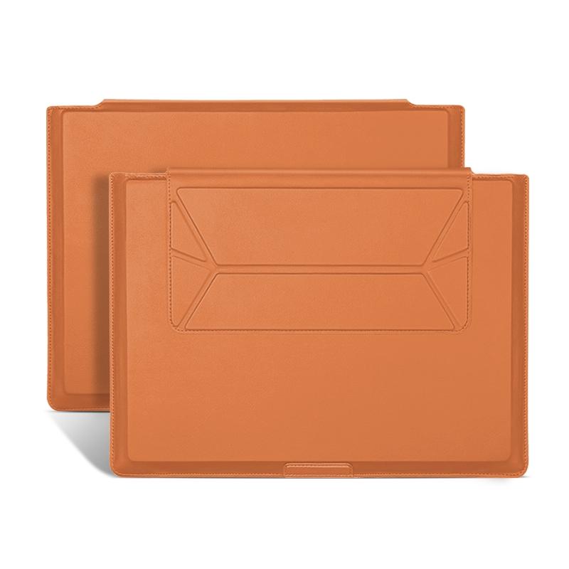 V562-A200265400ADE-202504022037-00 Universal Magnetic Laptop Holder Bag - Stitched Inner - Brown - Image 1