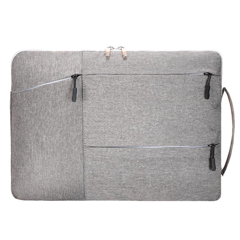 V562-A301383300ADE-202504022011-00 Portable Laptop Handbag - Fits 15.6-17 Inch - Casual Design - Grey - Image 1