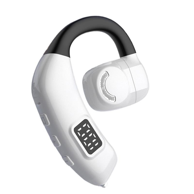 V562-B1001154060DBT-202505261905-00 Wireless Earbuds with Digital Display and Stereo Sound - White - Image 1