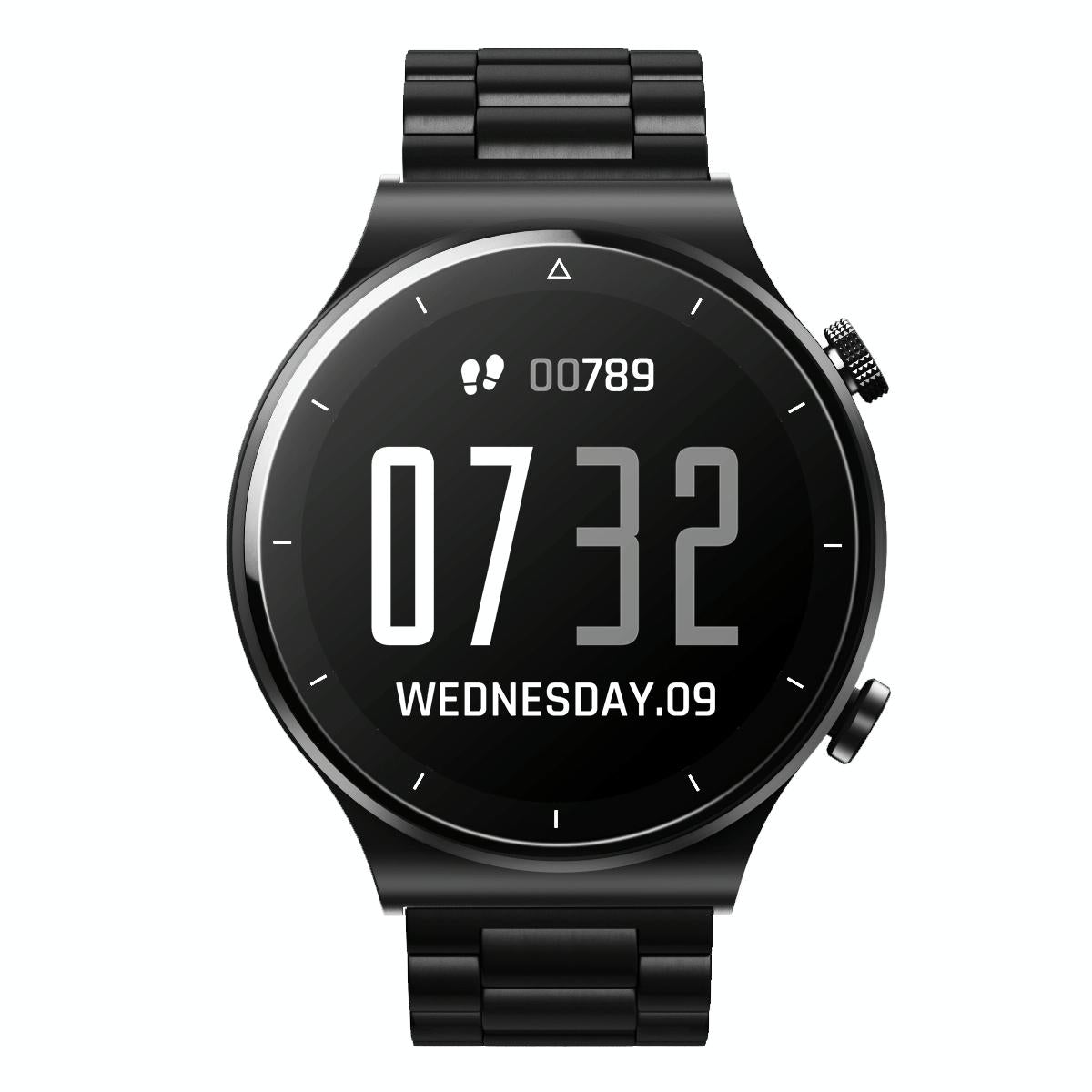 V562-B100407100AYS-202504251922-00 Ip67 1.28 Inch Touch Smart Watch Black - Black - Image 1