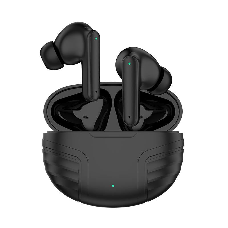 V562-B1004424060DBT-202505261907-00 Wireless Noise-cancelling Earbuds with Charging Case - Black - Image 1
