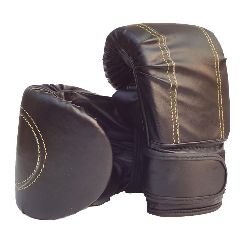 V562-B1021461950DBT-202503072130-00 Half-Finger Boxing Gloves For Adults - Ideal For Fighting And Punching - Black - Image 1
