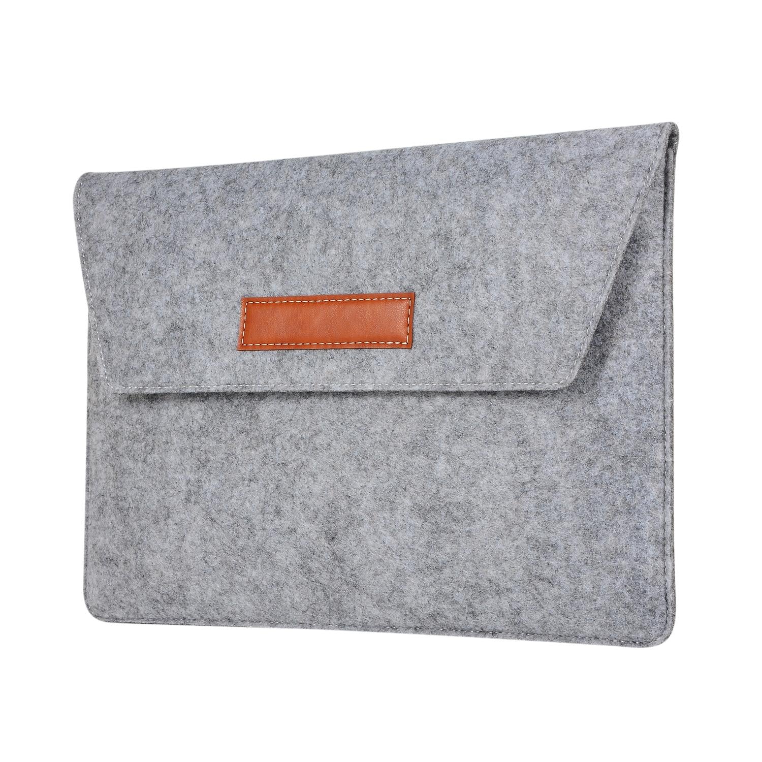 V562-B102617100AYS-202504251811-00 12 Inch Felt Liner Computer Bag for Notebook Protection - Grey - Image 1
