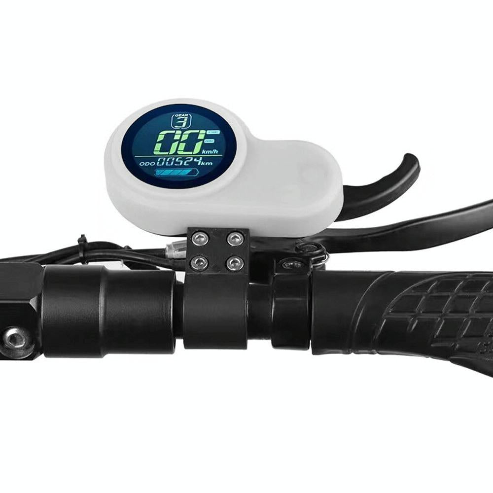 V562-B1030853060DBT-202505262138-00 Silicone Instrument Cover for Kugoo M4 Pro Electric Scooter - White - Image 1