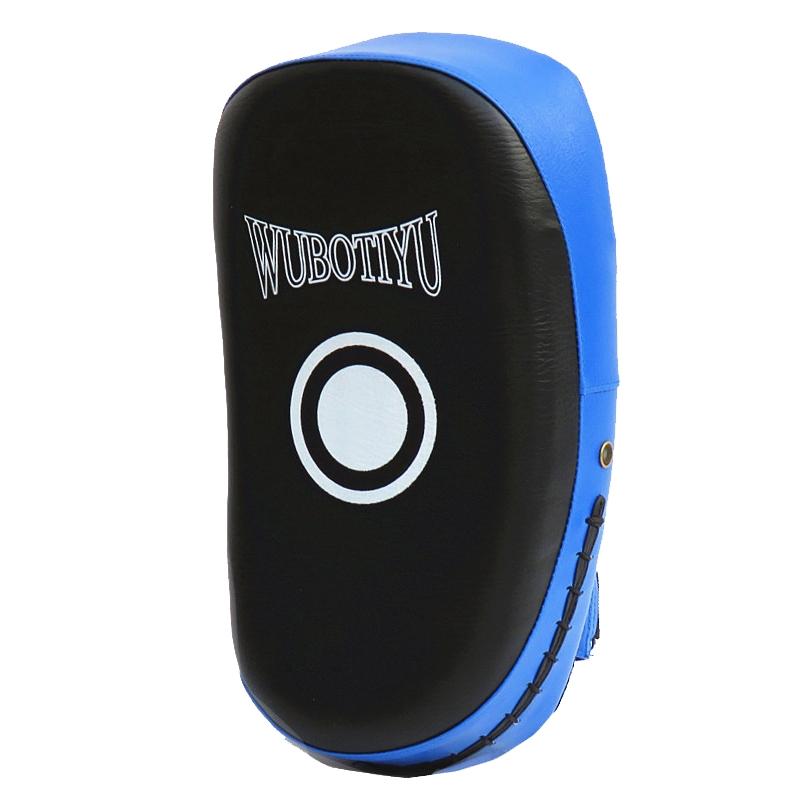 V562-B1031461950DBT-202503072121-00 Thickened Professional Taekwondo Foot Target For Boxing And Sanda Training - Wb Blue Edge - Image 1