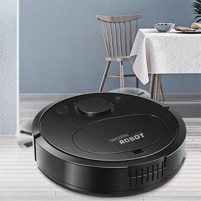 V562-B1035924060DBT-202502241735-00 Smart Usb Charging Robot Vacuum Cleaner - Automatic Cleaning - Black - Image 1