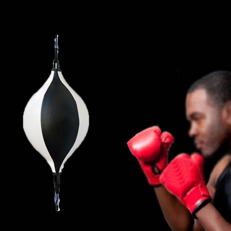 V562-B1059871060DBT-202503072131-00 Suspended Boxing Training Ball - Pear Shape - White Black - Image 1