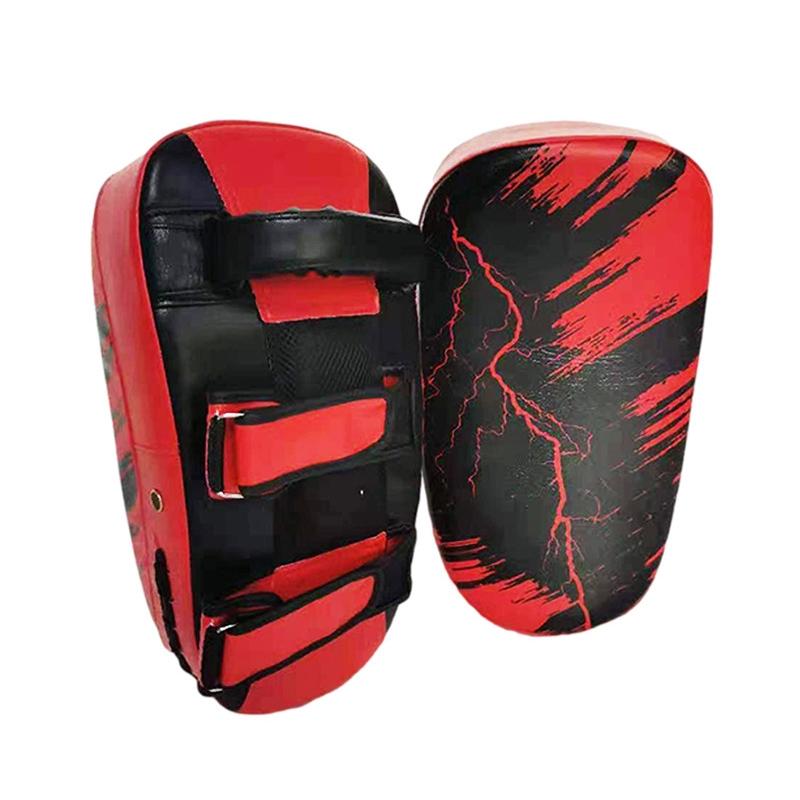 V562-B1064779850DBT-202503072135-00 Taekwondo Training Foot Target - Home Boxing Pair - Red - Image 1