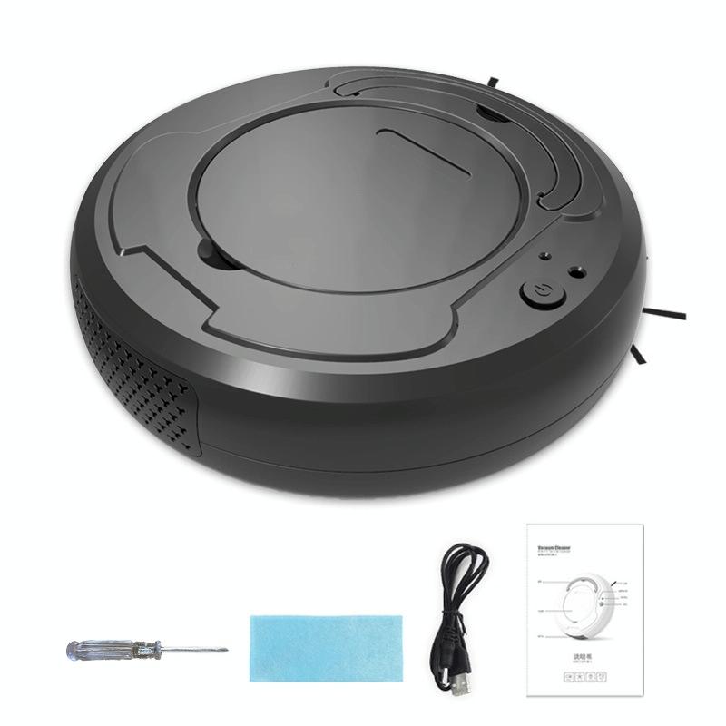 V562-B1077293060DBT-202503201811-00 Smart 3-in-1 Robot Vacuum with Wet / Dry Mopping - Rechargeable & Auto Cleaning - Black - Black - Image 1