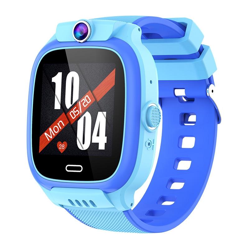 V562-B1077534060DBT-202504252105-00 1.44 Inch 4G Video Call Waterproof Smart Children Phone Watch With Sos Function - Blue - Image 1
