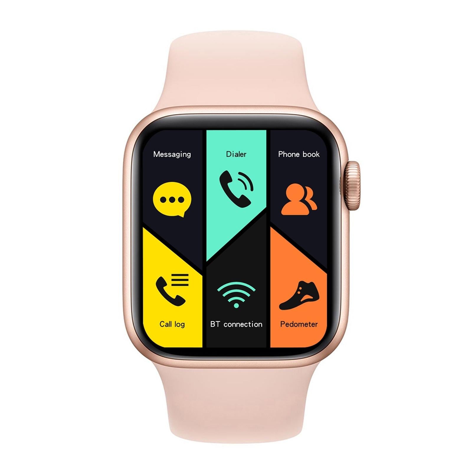 V562-B108901100ADE-202504251846-00 1.75 Inch Full Screen Ip67 Waterproof Smart Watch Support Sleep Monitor / Heart Rate Monitor / Bluetooth Call - Pink - Image 1