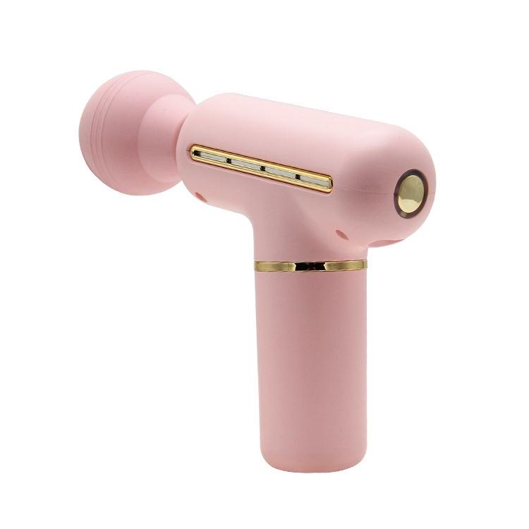 V562-B1090833060DBT-221990-00 Portable Handheld Massage Gun For Muscle Relaxation - Pink - Image 1