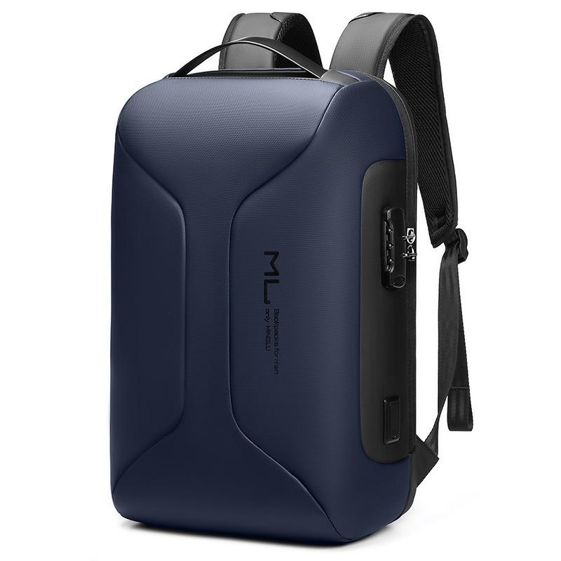 V562-B1094973060DBT-202502282305-00 Large Capacity Waterproof Laptop Backpack with Usb Port for Business Travel - Blue - Image 1