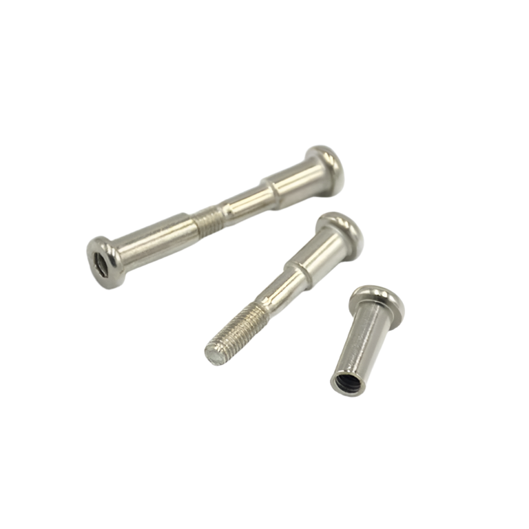 V562-B1097350910DBT-202507291505-00 2-pack Inner Hex Lock Screws for Xiaomi Mijia M365 Electric Scooter - White - Image 1