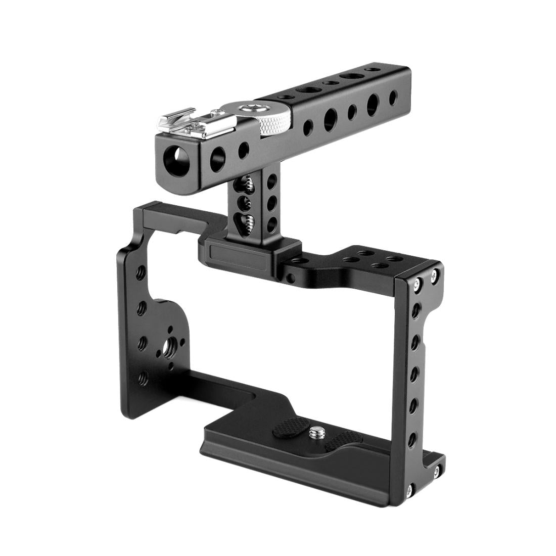 V562-B1101ACD-202502211935-00 Video Camera Cage Stabilizer With Handle For Sony A6600 Black - Image 1