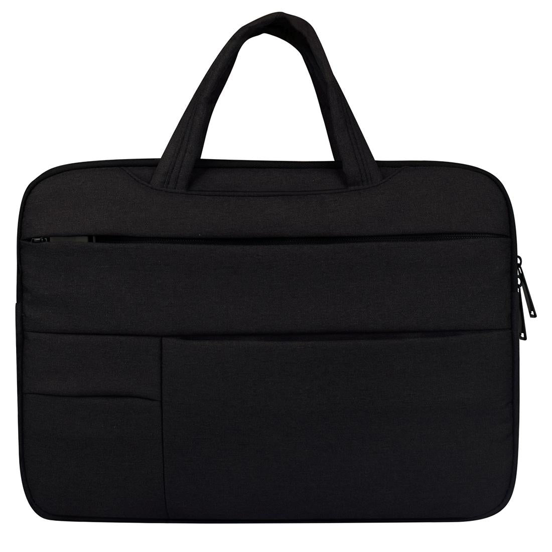 V562-B1756CH-202502282220-00 13.3 Inch Laptop Tablet Bag With Multiple Pockets And Soft Oxford Cloth Handle - Black - Image 1