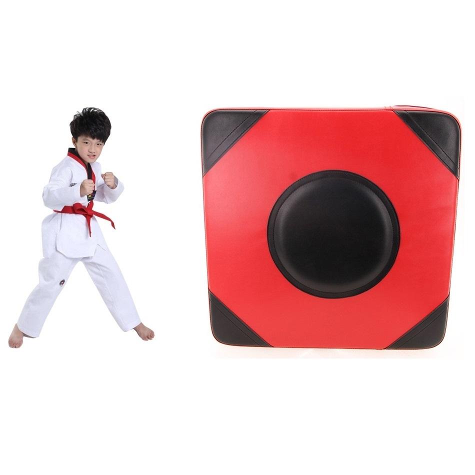 V562-B2004547850DBT-202503072131-00 Thickened Square Boxing Wall Target - Magic Stickers - 40X40X10 - Red Black - Image 1