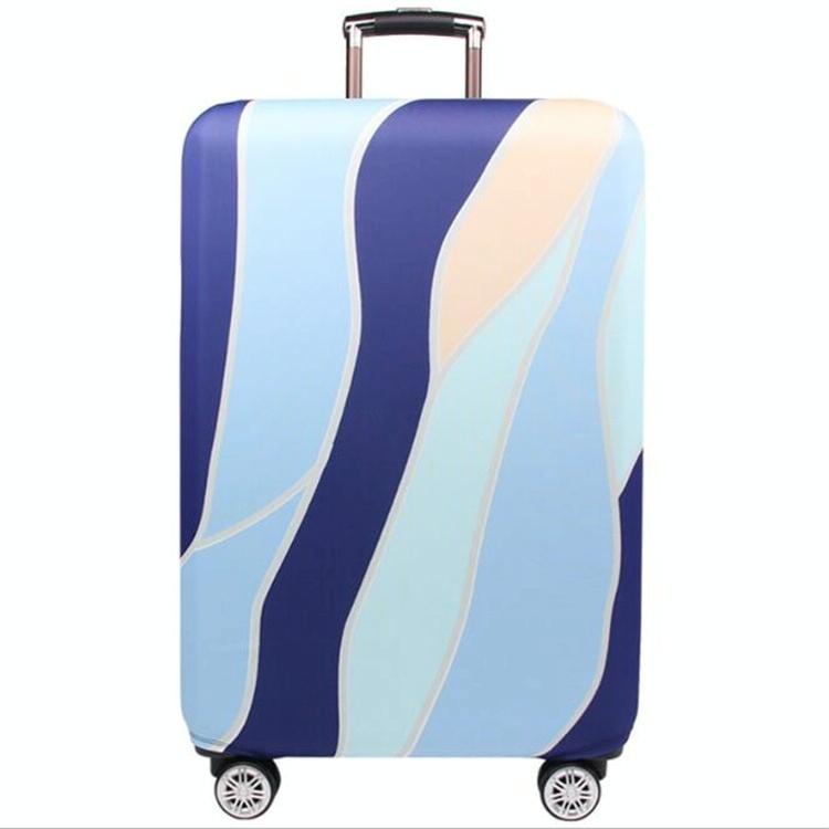 V562-B2036659040DBT-202502281720-00 22-24 Inch Travel Suitcase Dust Covers - Elastic & Abrasion-resistant - Blue Ripple - Image 1