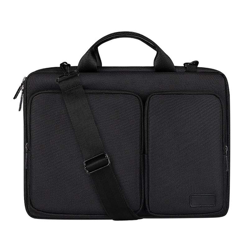 V562-B208197100ADE-202502282301-00 Detachable Shoulder Strap Laptop Bag - 14.1-15.4 Inch Thickened Polyester - Black - Image 1