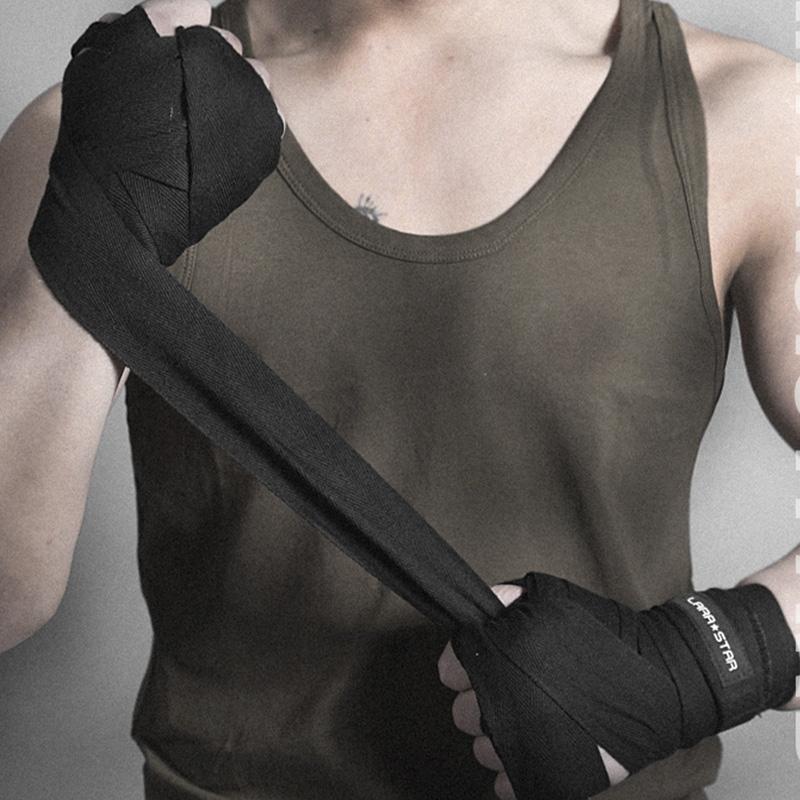 V562-B3573GO-202503072130-00 2.5M Adult Boxing Bandage For Training - Black - Image 1