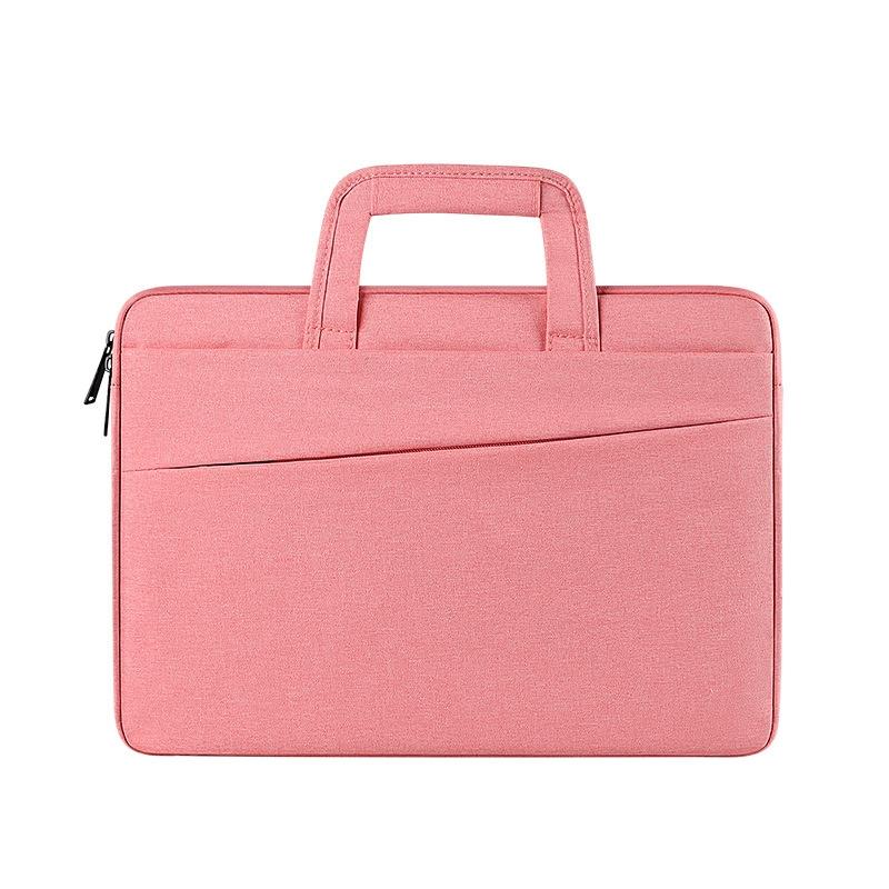 V562-B4004743060DBT-202502281840-00 15.6 Inch Multi-Compartment Laptop Sleeve With Waterproof Storage - Pink - Image 1