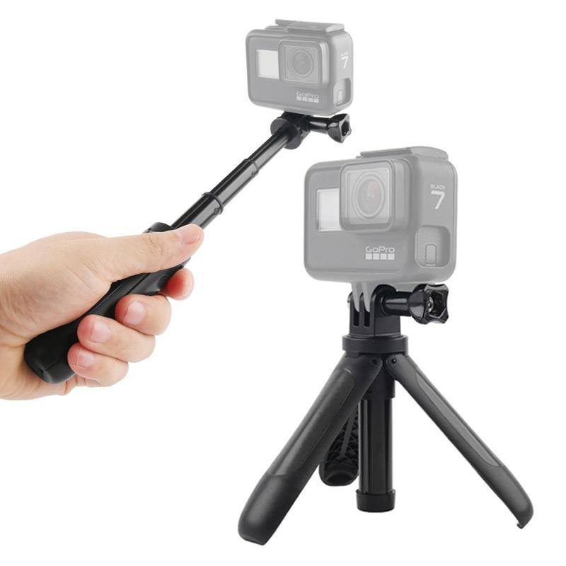 V562-B5170ACD-220309-00 Mini Tripod for Gopro Insta360 Dji Action Cameras - Black - Image 1