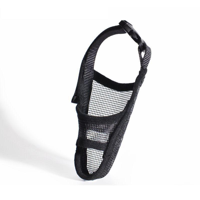 V562-B6016852650DBT-202503261931-00 Dog Mouth Cover Anti-Bite Mesh Dog Mouth Cover Medium And Large Dogs Anti-Drop Mask Xl - Black - Image 1