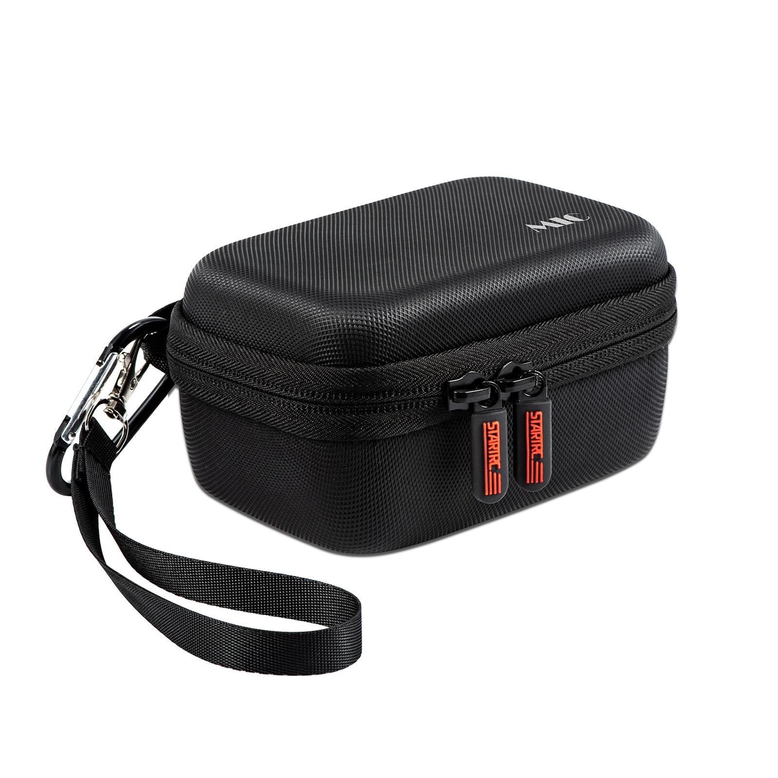 V562-B7740POD-220218-00 Diamond Texture Leather Storage Bag for Dji Mic - Pu Material - Image 1
