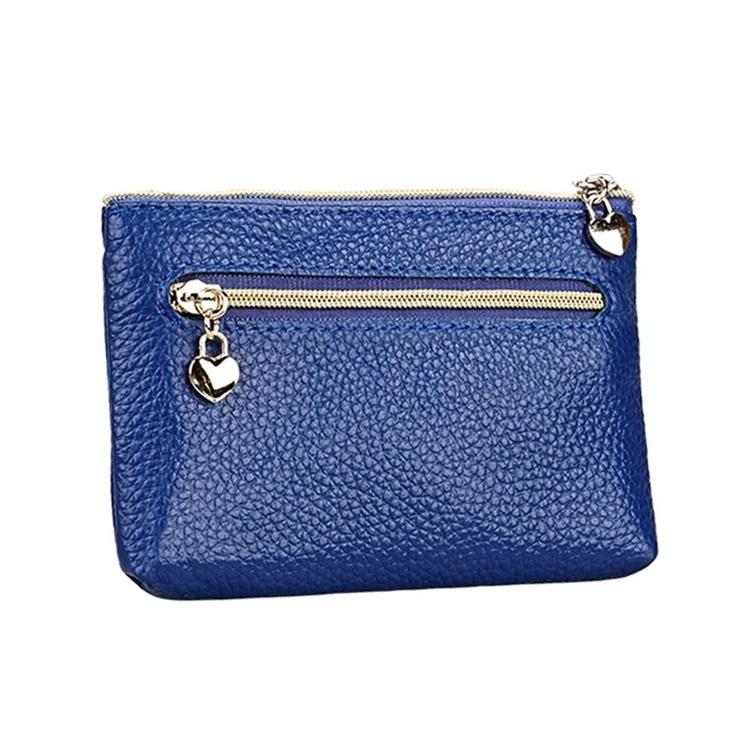 V562-BS5166BCC-202502241352-00 Spacious Litchi Texture Rfid Hand Wallet - Sapphire Blue - Image 1