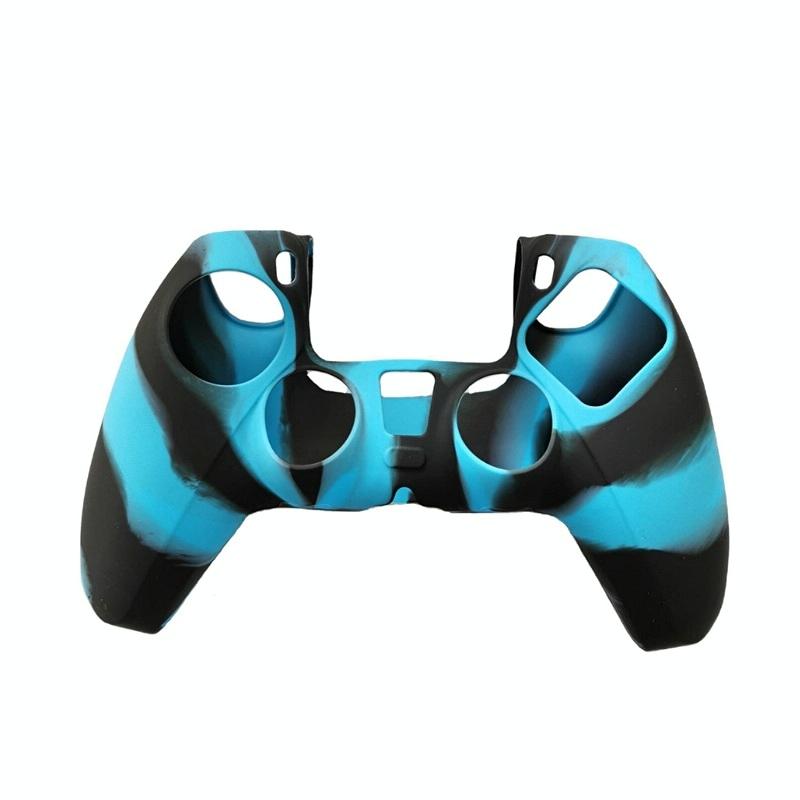 V562-C1006719450DBT-202505201332-00 2-pack Non-slip Silicone Handle Covers for Ps5 Controllers - Black Blue - Image 1