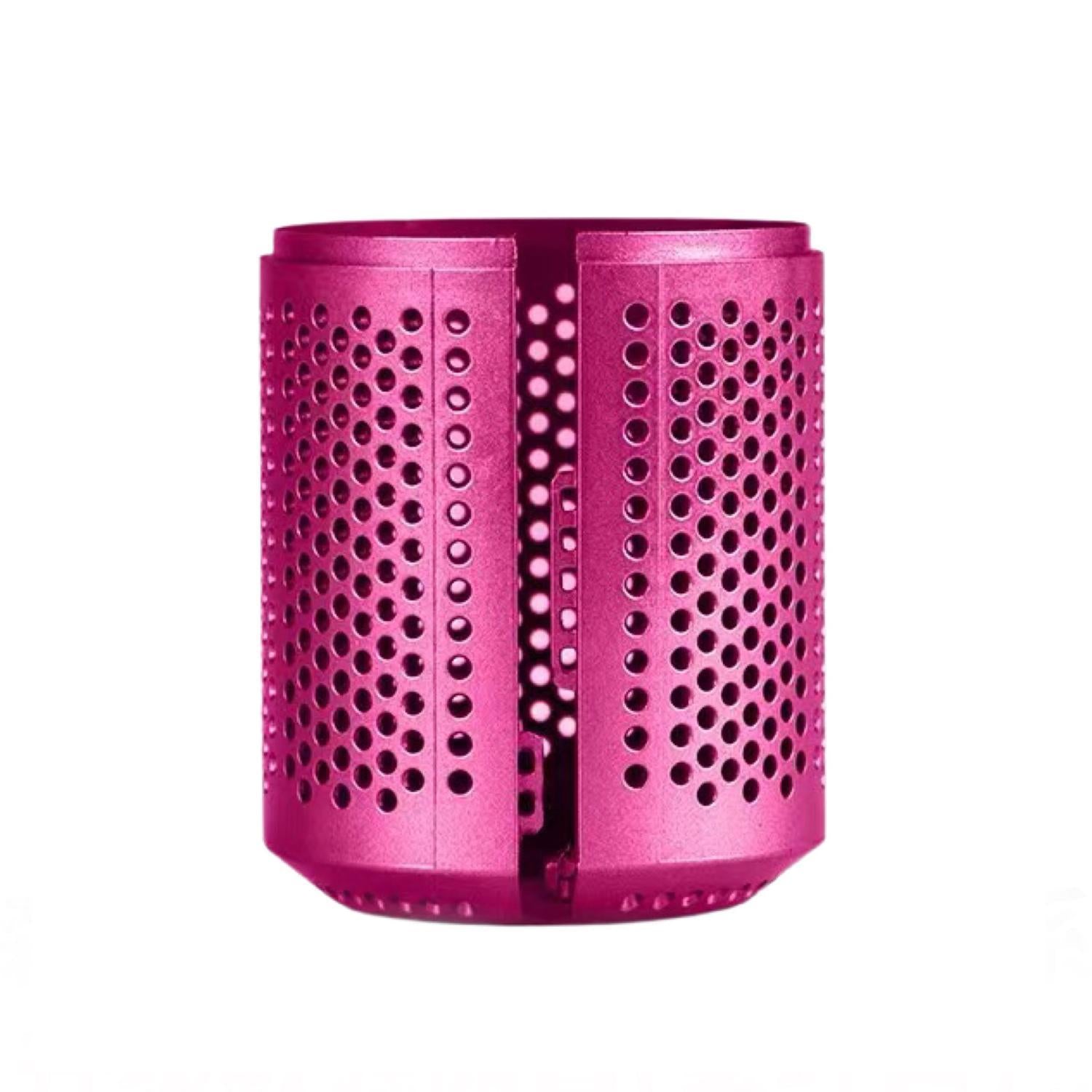 V562-C1007365060DBT-202503191427-00 Open Design Outer Filter Cover For Hd01 / Hd03 / Hd08 / Hd15 Hair Dryer - Rose Red - Image 1